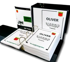 Oliver 550 Tractor Service Parts Operators Manual Set Repair Workshop Shop Book