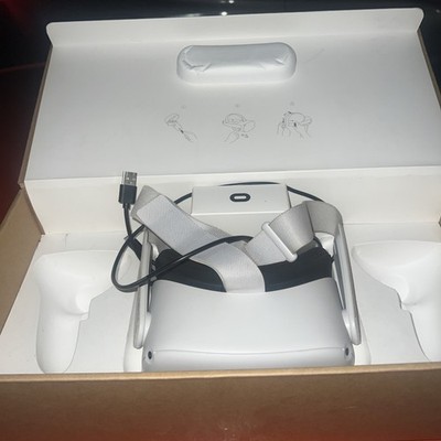Meta Quest 2 VR Headset Only With Box and Charger 256GB White