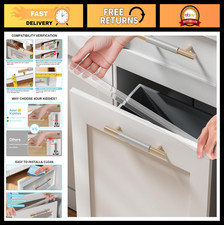 12 Pack Clear Cabinet Protectors - 18" Edge Guard for Kitchen Drawers Doors