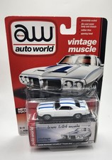 2013 Auto World 1/64 Vintage Muscle 1969 Pontiac Firebird Trans AM White