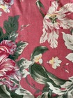 Pillow Covers  (4)  Custom Made Zippered Cotton Barkcloth Fabric Tropical 20x20 — photo 3