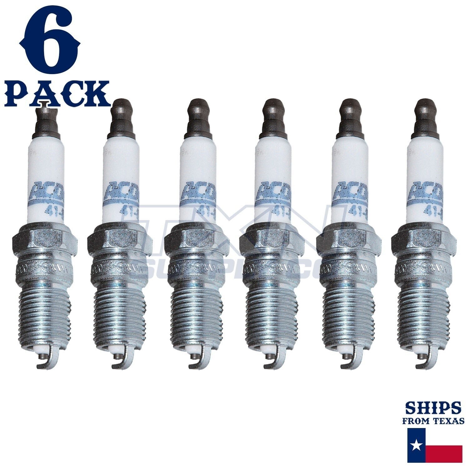 6 Pack ACDelco Double Platinum Spark Plugs 1999-2002 for Ford Cougar 2.5L