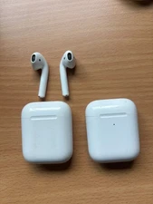 Apple AirPods Wireless Ear Buds, Bluetooth Headphones A2032, A2031, 2 chargers