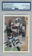 Jimmy Smith 1992 Upper Dec RC Rookie Jaguars PSA/DNA Signed Auto Autographed