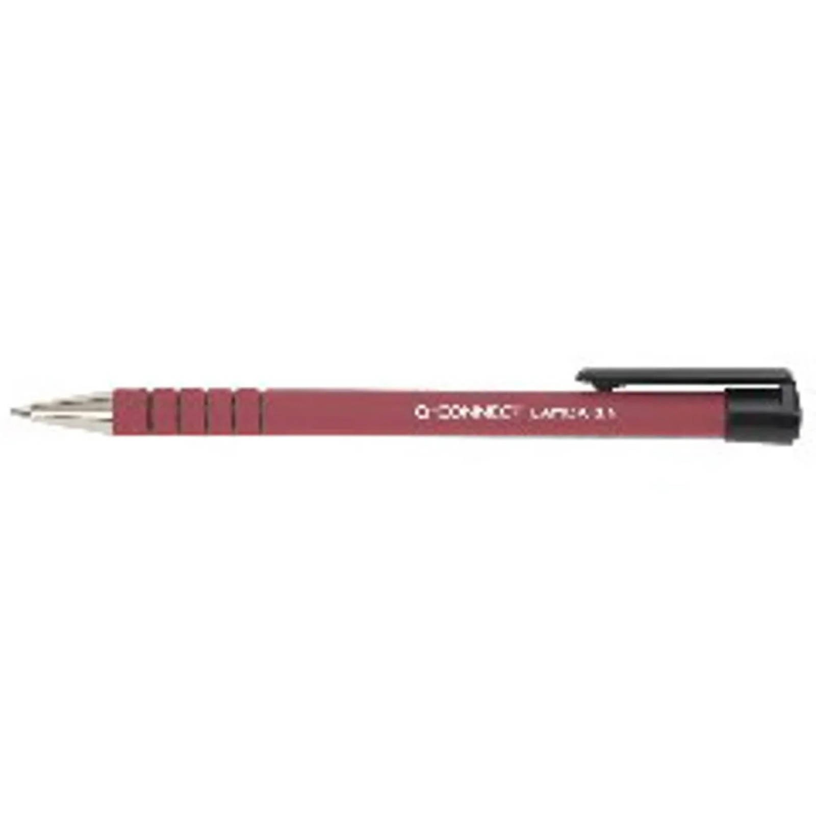Q-Connect  Lamda Ballpoint Pen Medium Red (Pack Of 12) Ref  - Image 3