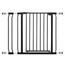 Liberty Walk Thru Baby Safety Gate Set - with 3.5inch Extension Panel, Fits 2...