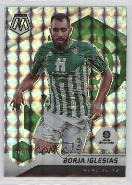 2021-22 Panini Mosaic La Liga Mosaic Prizm Borja Iglesias #71 0ms6