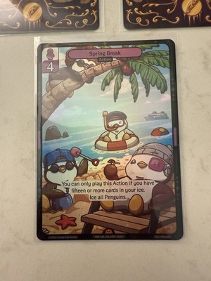 NEW! Pudgy Penguin Vibes TCG Spring Break SDCC 2025 Promo Card +