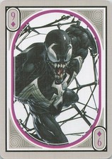 Venom Marvel Comics 9 of Diamonds Playing Card Symbiote Art