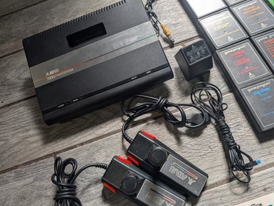 ATARI 7800 PRO SYSTEM Console Lot - Everything Needed + 20 Games, Works Great!