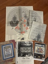 VTG June Gregg Designs/Tea Time/Design Works Cross Stitch Patterns