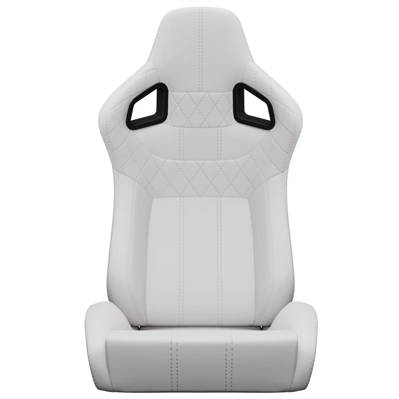 2 pcs Reclinable Racing Seats for Toyota PVC Leather w/ Dual-Slider Bucket Seats - Image 2 of 4
