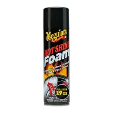 Meguiars Hot Shine Tire Foam - High Goss Tire Shine That Cleans, Shines, and