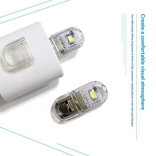 Lampe Connecteur LED USB pour Powerbank, Ordinateur--Lumière de Livre, Portable Nightlic1720 - Photo 3/8