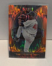 2023 Panini Select - Concourse Pedro Martinez #18 Orange Flash Prizm