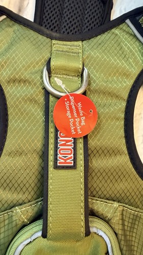 Kong Large  (24.5- 32.5”) Green Dog Waste Bag Harness, Comfort +Reflective, NWT - Picture 4 of 6