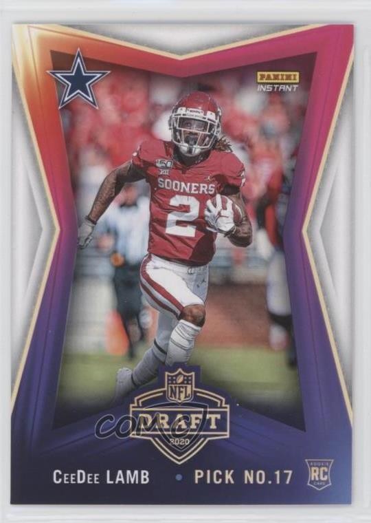 2020 Panini Instant NFL Draft Night /1386 CeeDee Lamb #16 1t3