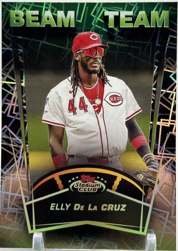 2025 Topps Stadium Club - Elly De La Cruz Barry Larkin Dual Auto 