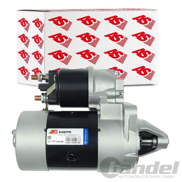 As-Pl Anlasser Starter 0,80Kw Passend FüR Fiat Doblo Palio Panda Seicento-image