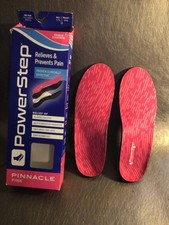 PowerStep Pinnacle Pink Full Length Insoles Men  s 7/7.5 Women  s 9/9.5