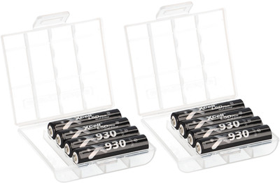8x XCell Micro Akku LSD Plus Ni-MH 1,2V 930 mAh low self-discharge AAA + 2x 4er