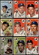 1954 Topps New York Yankees Team Set 1953 World Series Champs! 5 - EX 5294723