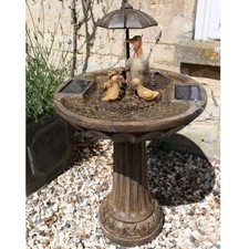 Smart Solar Duck Family Fountain