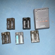 Canon BP-511 7.2V 1800mAh Li-Ion Batteries 4  CG-580 Charger Set