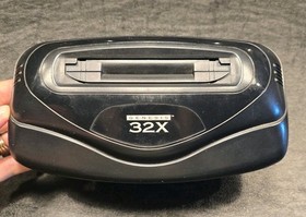 Vtg Sega 32x System Console Box Manual Inserts Cables Tested w/ Motocross game
