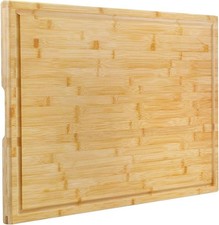 Utoplike Extra Large Cutting Board for kitchen, 30 x 20 Inch Bamboo Chopping Boa