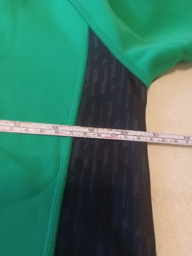 NUEVO CON ETIQUETAS Pearl Izumi Para Hombres Fly Capa Media 1/4 Cremallera Ciclismo Manga Larga Talla Mediana Verde - Imagen 12 de 13