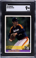 1984 Donruss Nolan Ryan #60 Graded Card SGC 9 MINT HOF