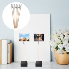 100 Pcs 17CM Bamboo Stick DIY Clip Set Clips Clamps for DIY