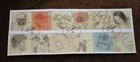 GB 2019 Leonardo da Vinci, Commemorative Stamps On Piece, Used ex FDC