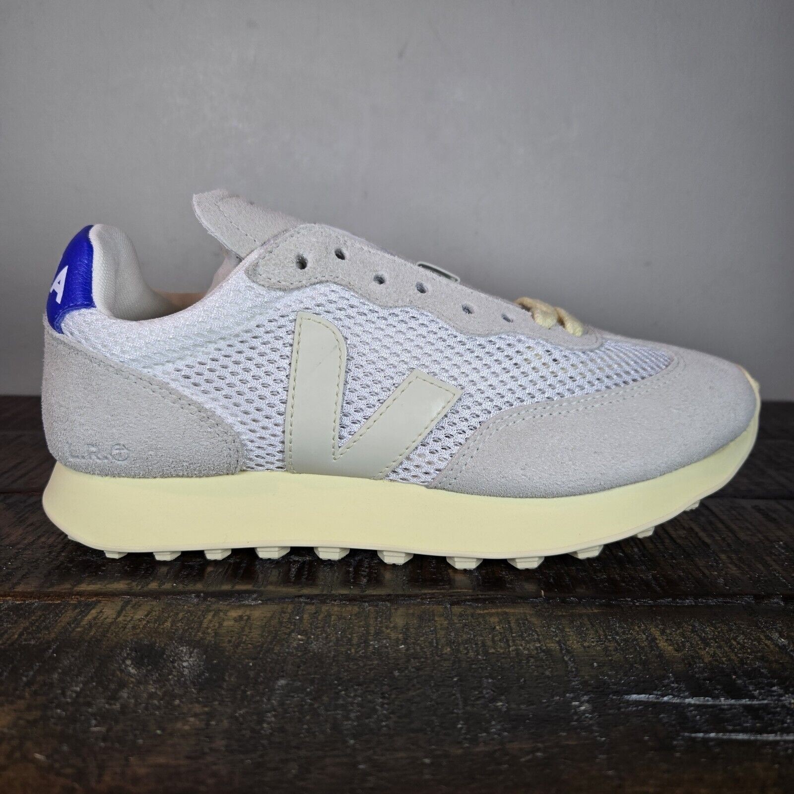 Veja Rio Branco Light Aircell Womens Size 6 Casual Sneakers Shoes White Blue image 5