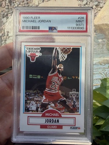 1990-91 Fleer - Michael Jordan #26 (ST) PSA Graded 9