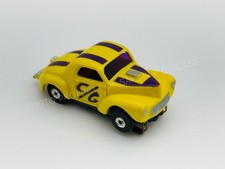 Aurora Thunderjet Tjet WILLYS GASSER - Tuff Ones Yellow HO Slot Car 1474