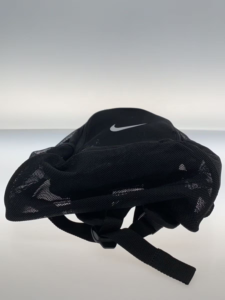 NIKE Backpack Mesh Polyester Black - image 4