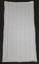 Aden & Anais Baby Blanket Muslin White Swaddle Wrap Striped 45x42 Cotton