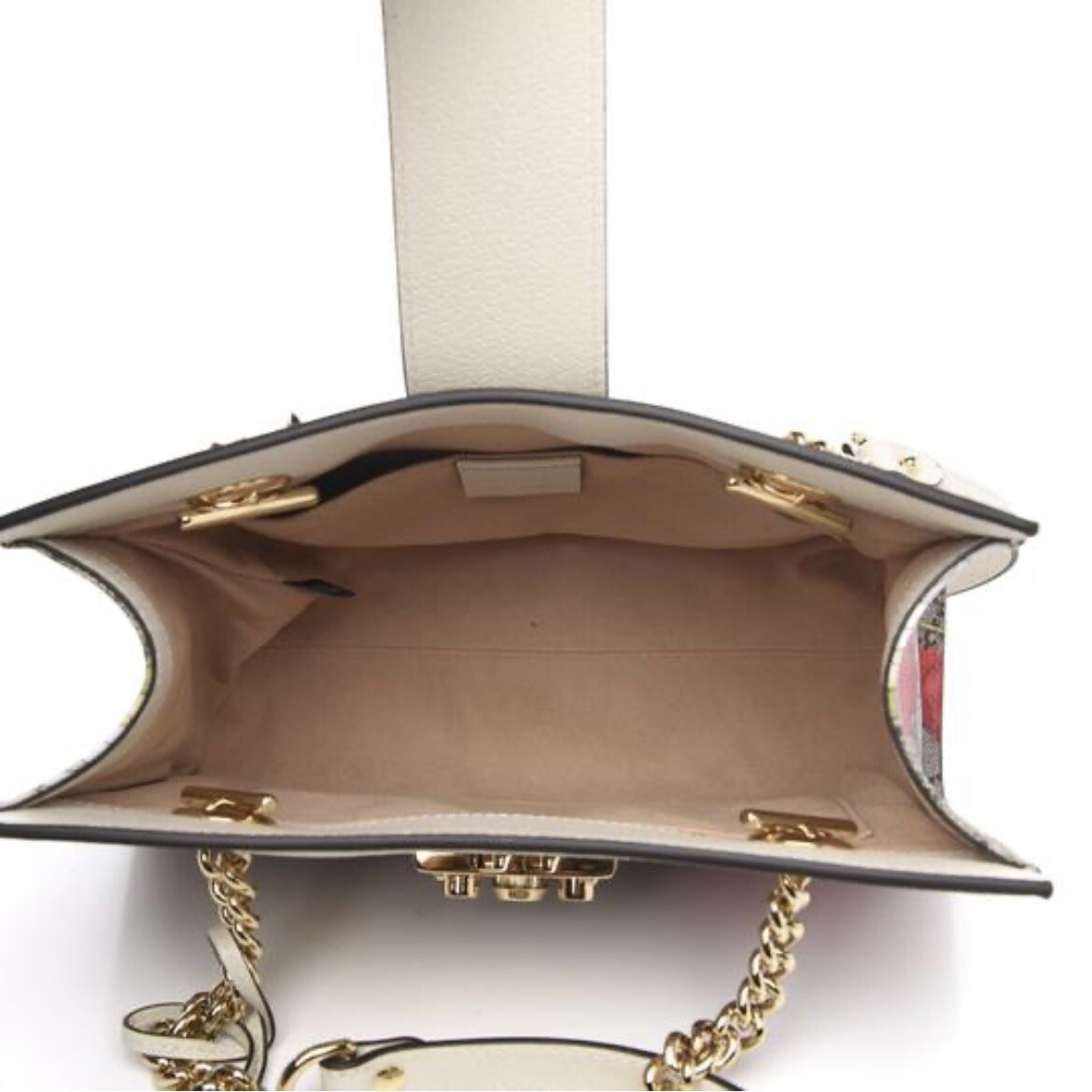Gucci Padlock Flora small GG Supreme Canvas Shoulder Bag | eBay