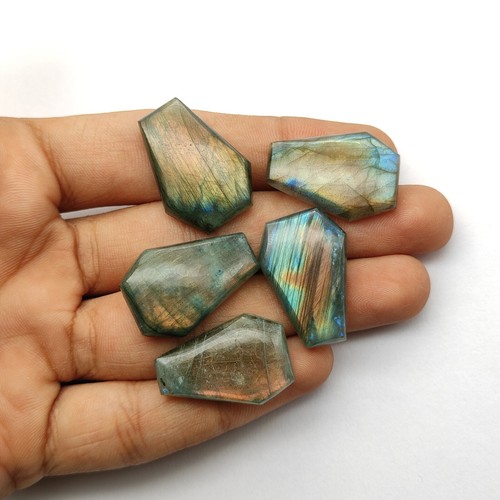 Lot De Pierres De Labradorite Brute AAA+ - Naturelle Multicolore Flashy - Origine Madagascar - Neuf Avec étiquettes