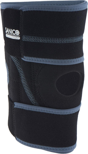 SANICO Kniebandage - Elastische Kniescheiben-Bandage Mit Kompression - Orthopädi - Bild 1 von 6