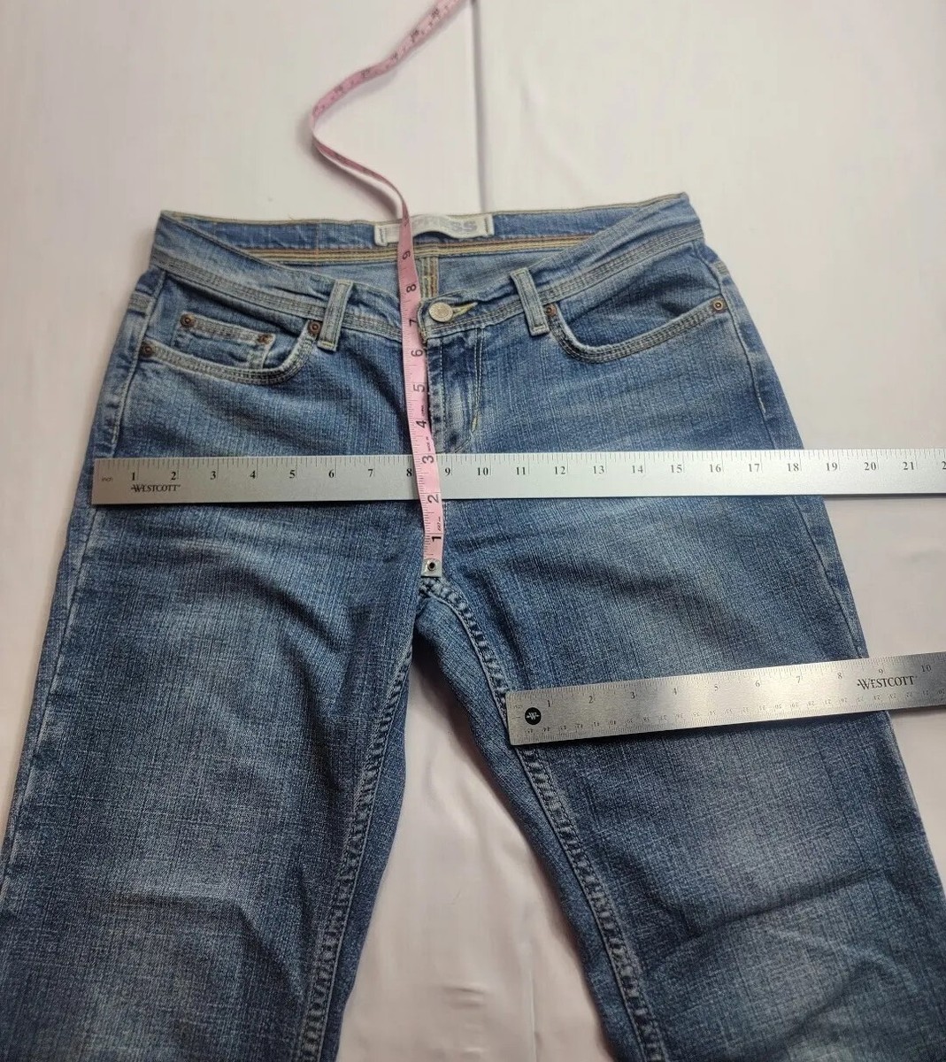 C’Est Toi | Jeans | Cest Toi Black Label Light Wash High Rise Flare Distressed Hemline Jeans