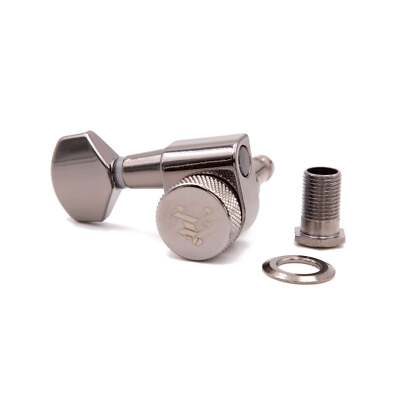 Tone Ninja 2-pin locking tuners 20:1, Black Nickel, 7 String Inline Left/Reverse