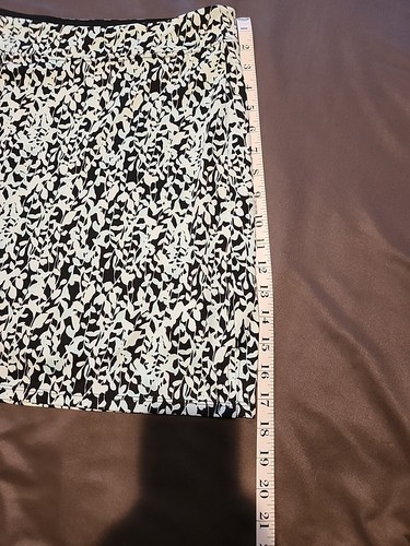 Tranquility Black Blue Floral Athletic Skirt Skort Built In Shorts XX Large - Picture 3 of 8