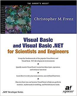 Christopher M. Frenz - Visual Basic und Visual Basic .NET für Wissenschaftler - J555z