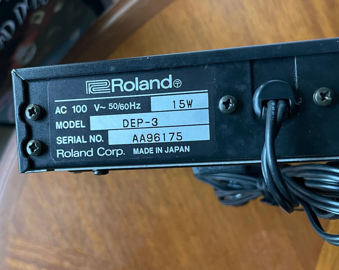 Roland DEP-3 Vintage Digital Multi Effects Reverb + EQ Roland DEP-3 Vintage Digital Multi Effects Reverb + EQ