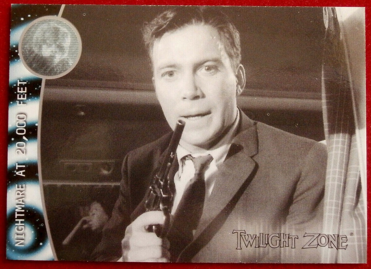 TWILIGHT ZONE Card #63 NIGHTMARE AT 20,000 FEET WILLIAM