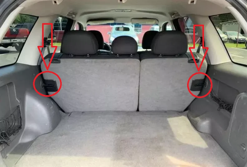 Red de carga de malla estilo sobre asientos traseros para MAZDA TRIBUTE 2005-2011 Foto 3 de 4