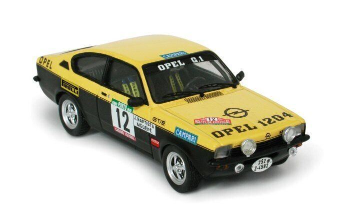 1/43 Trofeu TR2101 Opel Kadett GT/E 1976 Rally Portugal #12 Mequepe & Baptista